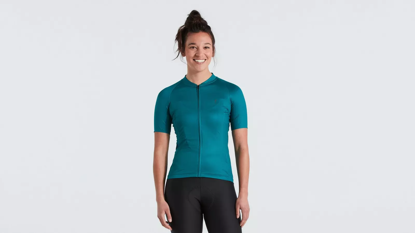 Women's SL Air Solid Short Sleeve Jersey Tropical Teal