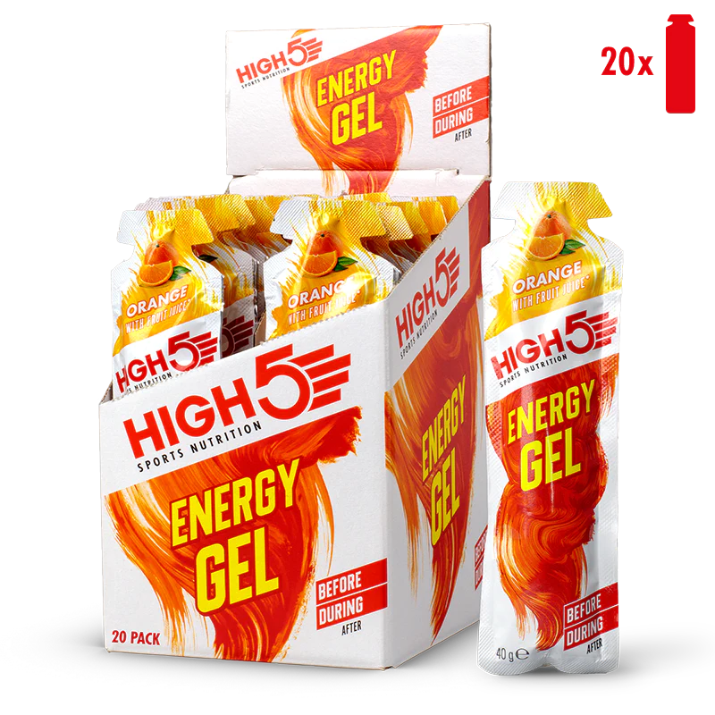 HIGH 5 ENERGY GEL ORANGE 40G