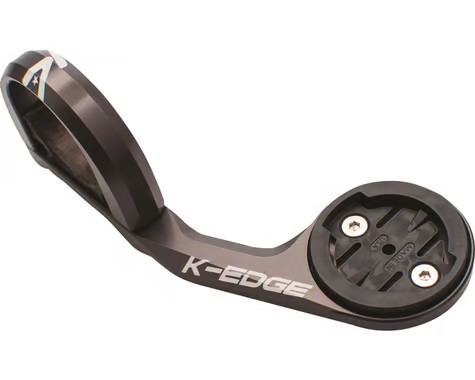 K-EDGE SPORT COMPUTER MOUNT 31.8MM  BLK ANODIZE F/GARMIN